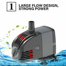 60W Adjustable Flow Aquarium Pump Water Submersible Fish Tank Fountain Pond Marine