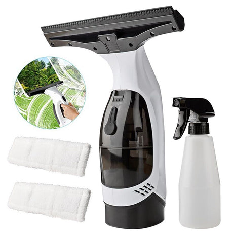 150ml Cordless Window Vacuum Cleaner Set for Windows Tiles Mirrors Shower Home