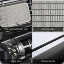 Portable Camping Gas Heater Outdoor Heating Stove Gas Baking Hunting Warmer AU black