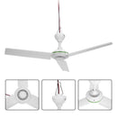 12V Ceiling Fan Portable Solar Power 3 Blade 0.7AMP Caravan Camping Outdoor
