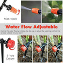 201X 50M Hose Garden Irrigation System Greenhouse Plant Watering DIY Micro Drip