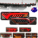 2X Sequential Indicator LED Tail Lights Trailer Ute Caravan Truck Stop Lamp 12V