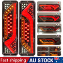 2X Sequential Indicator LED Tail Lights Trailer Ute Caravan Truck Stop Lamp 12V