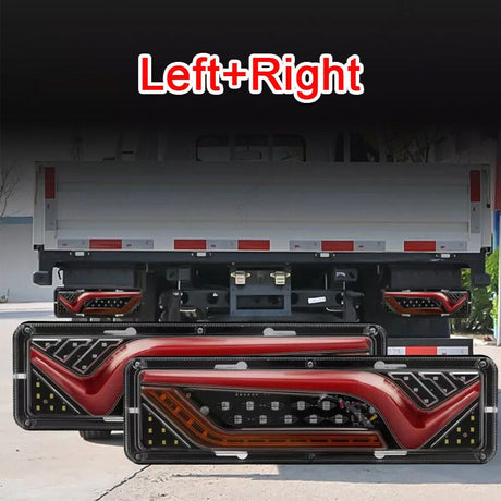 2X Sequential Indicator LED Tail Lights Trailer Ute Caravan Truck Stop Lamp 12V