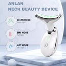 Rejuvenation Massager Neck Anti Wrinkle Face Beauty Device Skin Lifting Tighten White