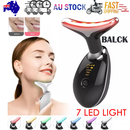 Rejuvenation Massager Neck Anti Wrinkle Face Beauty Device Skin Lifting Tighten Black