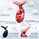 Rejuvenation Massager Neck Anti Wrinkle Face Beauty Device Skin Lifting Tighten Red