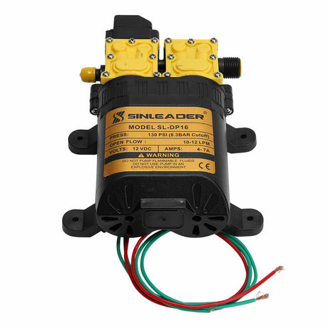 12LPM Caravan 12V Water Pump 130PSI High Pressure Self-Priming Camping Boat Farm