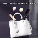 Black Hair Straightener Brush Travel Mini Rechargeable Hair Styler Fast Heating