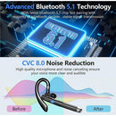 Bluetooth Wireless Headphones Business Trucker Handsfree Earpiece Headset Mic AU