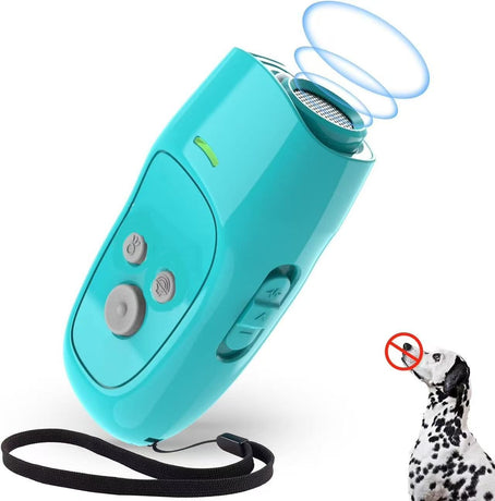 Ultrasonic 3 in 1 Dog Barking Deterrent Devices, 3 Frequency Dog Training Blue