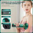 12 Levels Electric Cupping Massager Vacuum Suction GuaSha Anti Cellulite Beauty GREEN