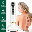 12 Levels Electric Cupping Massager Vacuum Suction GuaSha Anti Cellulite Beauty WHITE