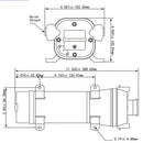 High Pressure Water Pump 45PSI for Camping Caravan Garden Caravan Boat Marine