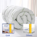 Bamboo Pillowtop Mattress Topper Luxury Bedding Mat Pad Protector Cover Queen 153 x 203 cm