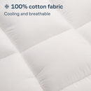Luxury Mattress Topper Pillowtop Bedding Mat Pad Fitted Cover Underlay DOULBE