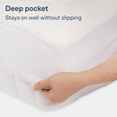 Luxury Mattress Topper Pillowtop Bedding Mat Pad Fitted Cover Underlay SINGLE