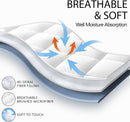 Luxury Mattress Topper Pillowtop Bedding Mat Pad Fitted Cover Underlay SINGLE