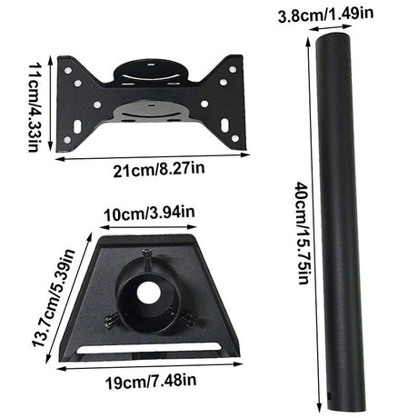 For Starlink Gen 3 Mount Mounting Kit Heavy Duty Roof &Wall 180° Adjustable Pole