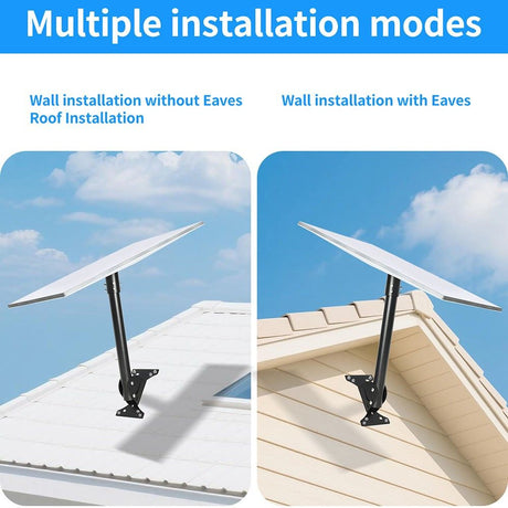 For Starlink Gen 3 Mount Mounting Kit Heavy Duty Roof &Wall 180° Adjustable Pole
