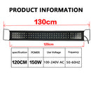 120 CM 150W 244LED Aquarium LED Lighting  Marine Aqua Fish Tank Light NEW