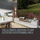 EuroGrille Portable Pizza Oven BBQ Camping LPG Gas Benchtop Stainless Steel