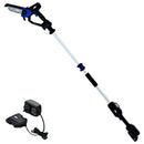 POWERBLADE SW7 20V Cordless Convertible Mini Chainsaw Pole Saw Kit, Telescopic Electric Tree Pruner with Lithium Battery & Fast Charger