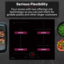 EUROCHEF 60cm 4 Zone Induction Cooktop, 7200W Electric, FlexZone Function, Touch Controls