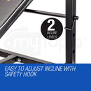 PROFLEX 7in1 Weight Bench Press Multi-Station Home Gym Leg Curl Equipment Set