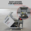 GENPOWER 6.5kW Peak 5kW Rated Diesel Inverter Commercial Generator, Electric Key Start, 2 x 15A, RCD Safety Switch, Wheels, Worksite, Home Backup