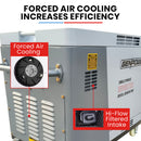 GENPOWER 6.5kW Peak 5kW Rated Diesel Inverter Commercial Generator, Electric Key Start, 2 x 15A, RCD Safety Switch, Wheels, Worksite, Home Backup