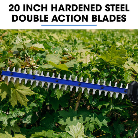 POWERBLADE 20V Cordless Pole Saw & Hedge Trimmer Combo, 8