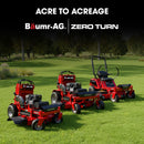 BAUMR-AG 32" Stand-On Zero-Turn Mower, Electric Start, 23hp, 764cc, Hydrostatic Drive, 10 Cut Heights