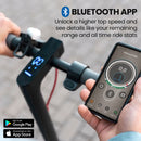 ALPHA Urban 10 Electric Scooter, 35km/h, Suspension, 35km Range, 10-Inch Wheels, Brushless Motor, Free APP, Motorised Commuter eScooter for Adults, Grey