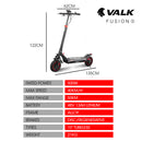 VALK Fusion 5 Electric Scooter, 500W, AU Compliant, 48V 13Ah Lithium, 50km Range, 40km/h, Quad Shocks, 10 inch Tyres