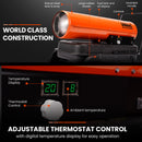 UNIMAC 50KW Portable Industrial Diesel Direct Forced Air Space Heater, Commercial Grade for Warehouse Worksite Shed Drying Greenhouse Agricultural Breeding
