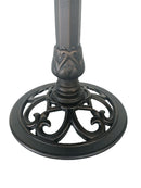 Lotus bird bath Bronze