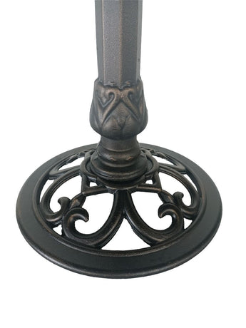 Lotus bird bath Bronze