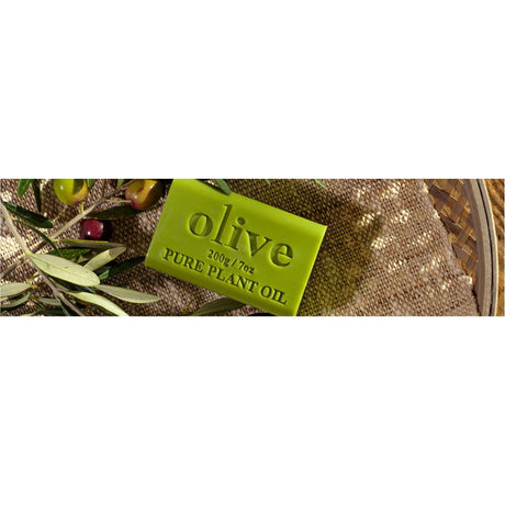 65x 200g Plant Oil Soap Olive Scent Pure Natural Vegetable Base Bar Australian