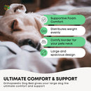 Orthopaedic Dog Bed XL Grey - Memory Foam Mattress Waterproof Removable Cover