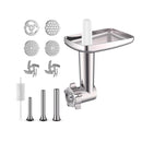 Kitchee Meat Food Grinder Sausage Attachment - Compatible with KitchenAid Mixers