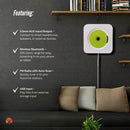 Tooleroo Wall Mountable CD Player Speaker - Bluetooth HiFi FM Radio White