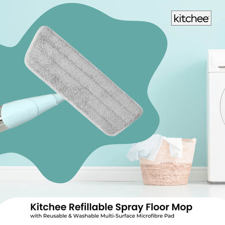 Kitchee Replacement Microfibre Mop Pad for Kitchee Refillable Spray Floor Mop