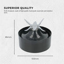 Kitchee 2x For Nutribullet Extractor Cross Replacement Blade - 1200W 1200