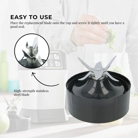 Kitchee 2x For Nutribullet Extractor Cross Replacement Blade - 1200W 1200