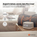 Tooleroo White Noise Machine Speaker - Bluetooth Night Light Sleep Sound