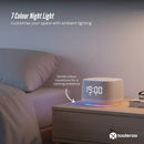 Tooleroo White Noise Machine Speaker - Bluetooth Night Light Sleep Sound
