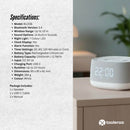 Tooleroo White Noise Machine Speaker - Bluetooth Night Light Sleep Sound