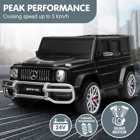 Kahuna Mercedes Benz AMG G63 Kids Electric Two Seater Ride On Car with Remote Control