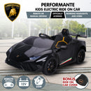 Kahuna Lamborghini Performante Kids Electric Ride On Car Remote Control - Black